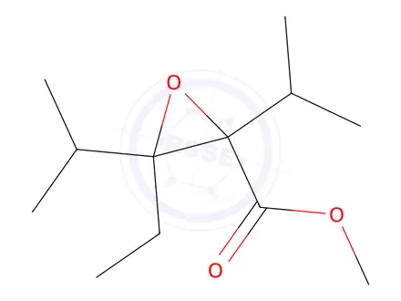Chemical structure of Methyl 3-ethyl-2,3-diisopropyloxirane-2-carboxylate