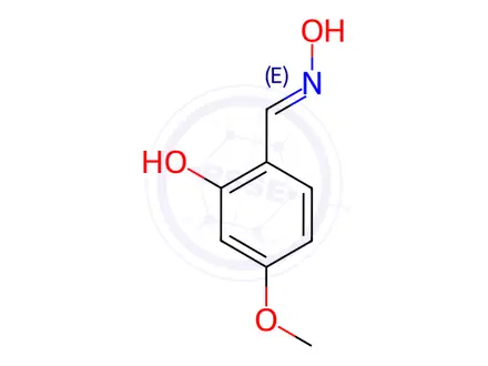 Chemical structure of Benzaldehyde, 2-hydroxy-4-methoxy-, oxime