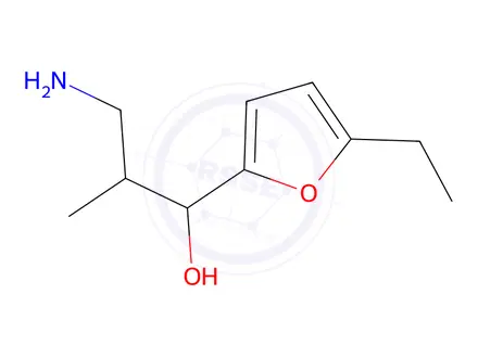 Chemical structure of 3-Amino-1-(5-ethylfuran-2-yl)-2-methylpropan-1-ol