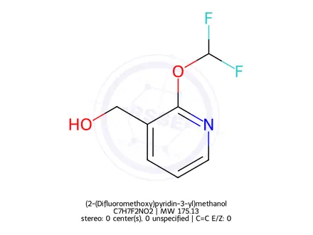 Chemical structure of (2-(Difluoromethoxy)pyridin-3-yl)methanol