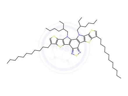 Chemical structure of Y6-1