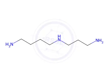 Chemical structure of Spermidine
