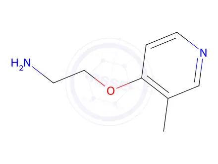 Chemical structure of 2-((3-Methylpyridin-4-yl)oxy)ethan-1-amine