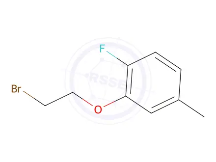 Chemical structure of 2-(2-Bromoethoxy)-1-fluoro-4-methylbenzene