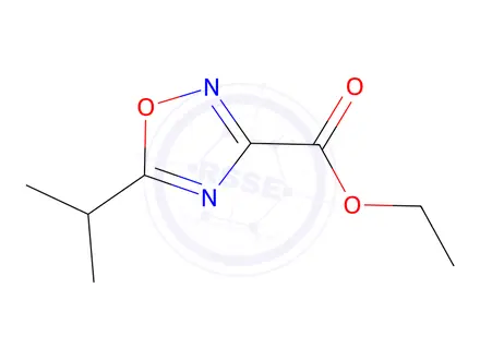 Chemical structure of Ethyl 5-(Propan-2-yl)-1,2,4-oxadiazole-3-carboxylate