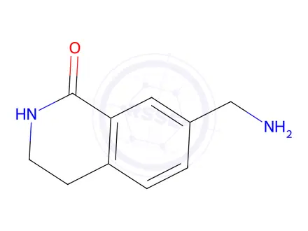 Chemical structure of 7-(Aminomethyl)-3,4-dihydroisoquinolin-1(2H)-one