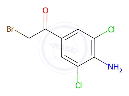 Chemical structure of Clenbuterol Impurity E