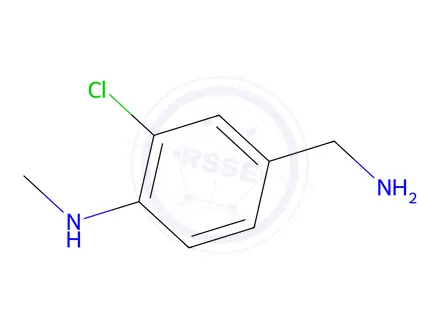 Chemical structure of 4-(Aminomethyl)-2-chloro-N-methylaniline