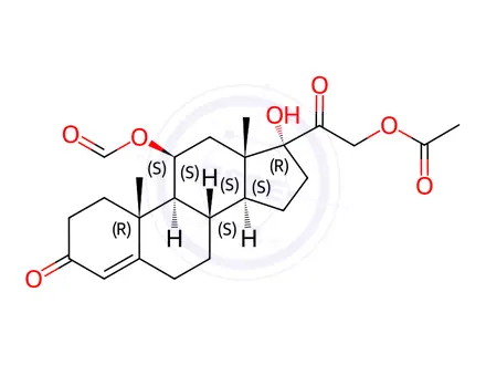 Chemical structure of Hydrocortisone Acetate Impurity 8