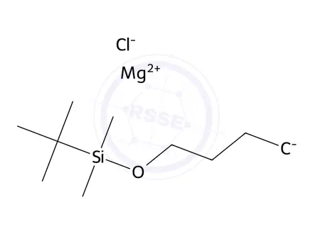 Chemical structure of 4-(tert-Butyldimethylsiloxy)butylmagnesium chloride, 0.50 M in 2-MeTHF