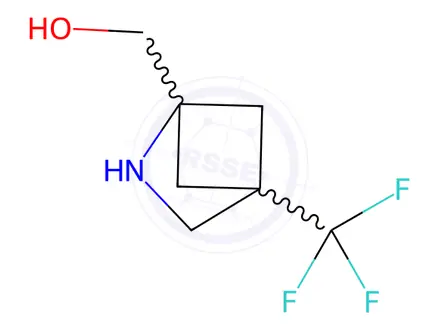 Chemical structure of (4-(Trifluoromethyl)-2-azabicyclo[2.1.1]hexan-1-yl)methanol