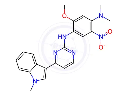 Chemical structure of Osimertinib Mesylate Impurity 3
