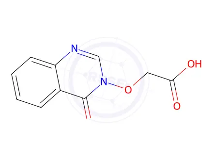 Chemical structure of 2-((4-Oxoquinazolin-3(4H)-yl)oxy)acetic acid