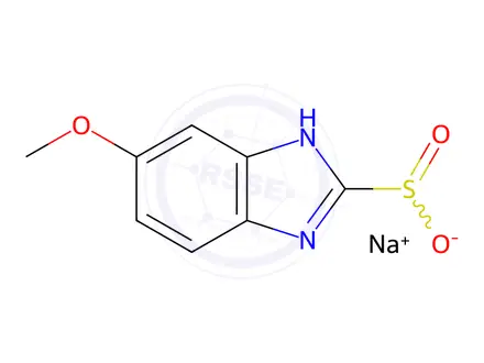 Chemical structure of Esomeprazole Impurity 165