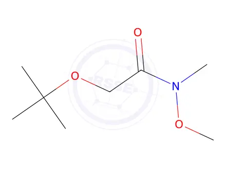 Chemical structure of Acetamide, 2-(1,1-dimethylethoxy)-N-methoxy-N-methyl-