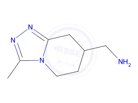 Chemical structure of (3-Methyl-5,6,7,8-tetrahydro-[1,2,4]triazolo[4,3-a]pyridin-7-yl)methanamine