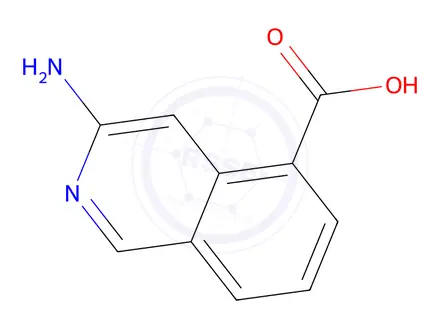 Chemical structure of 3-aMinoisoquinoline-5-carboxylic acid