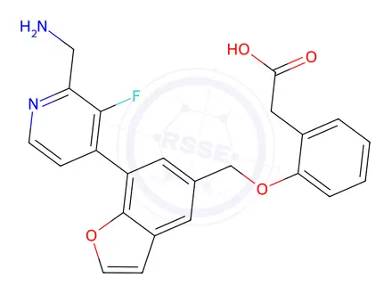 Chemical structure of RS-Z406832