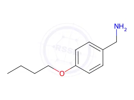 Chemical structure of (4-Butoxyphenyl)methanamine