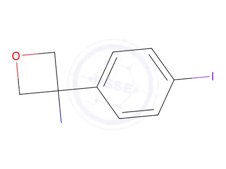 Chemical structure of 3-(4-Iodophenyl)oxetan-3-amine