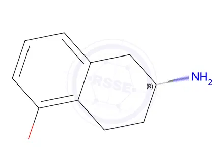 Chemical structure of (6R)-6-Amino-5,6,7,8-tetrahydro-1-naphthalenol