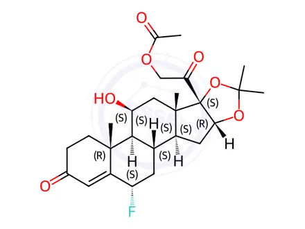 Chemical structure of Flurandrenolone Acetate
