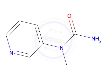 Chemical structure of 1-Methyl-1-(pyridin-3-yl)urea