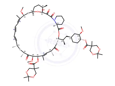 Chemical structure of Temsirolimus Impurity 5