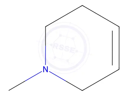 Chemical structure of 1-Methyl-1,2,3,6-tetrahydropyridine