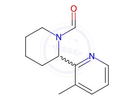 Chemical structure of 2-(3-Methylpyridin-2-yl)piperidine-1-carbaldehyde