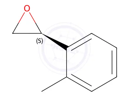 Chemical structure of Oxirane, 2-(2-methylphenyl)-, (2S)-