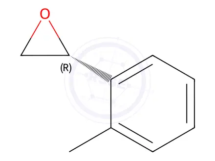 Chemical structure of Oxirane, 2-(2-methylphenyl)-, (2R)-