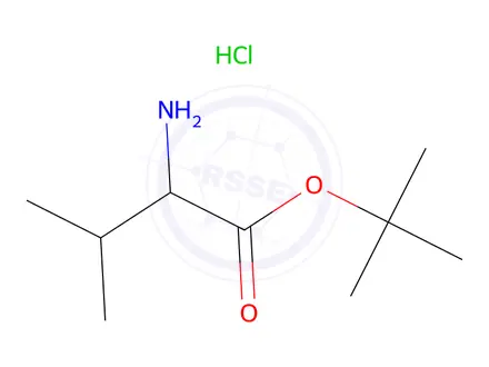 Chemical structure of Tert-butyl 2-amino-3-methylbutanoate hydrochloride