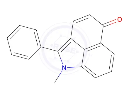 Chemical structure of 1-Methyl-2-phenylbenzo[cd]indol-5(1H)-one