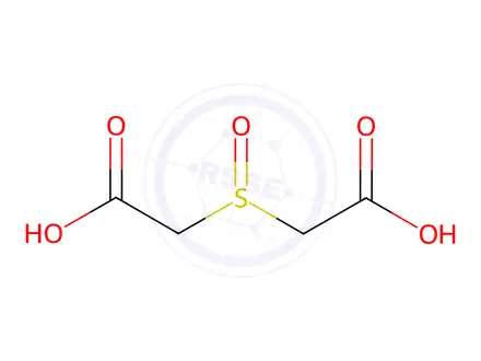 Chemical structure of Carboxymethanesulfinyl-acetic acid