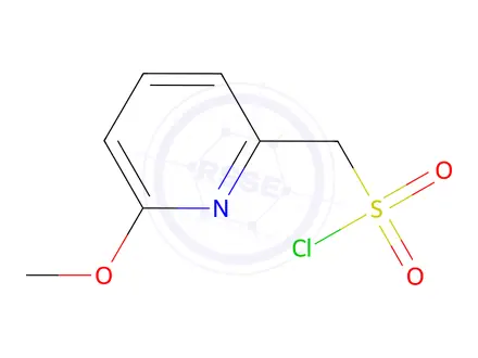 Chemical structure of (6-Methoxypyridin-2-yl)methanesulfonyl chloride