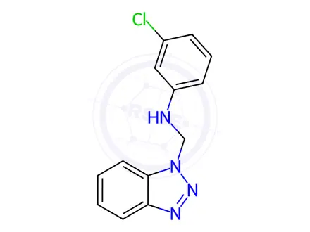 Chemical structure of N-((1H-benzo[d][1,2,3]triazol-1-yl)methyl)-3-chloroaniline