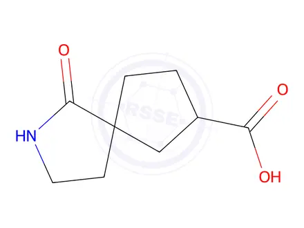Chemical structure of 1-oxo-2-azaspiro[4.4]nonane-8-carboxylic acid