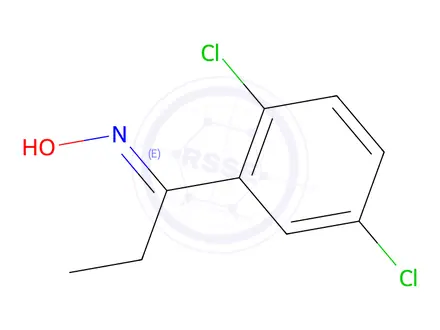 Chemical structure of (1E)-1-(2,5-Dichlorophenyl)propan-1-one oxime