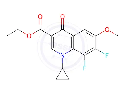 Chemical structure of Moxifloxacin Impurity Q