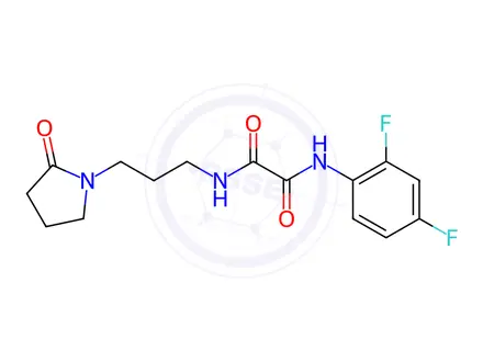 Chemical structure of N1-(2,4-Difluorophenyl)-N2-(3-(2-oxopyrrolidin-1-yl)propyl)oxalamide