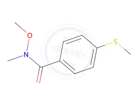 Chemical structure of N-Methoxy-N-methyl-4-(methylthio)benzamide