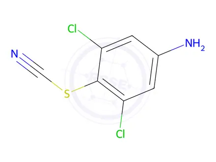 Chemical structure of 3,5-Dichloro-4-thiocyanatoaniline