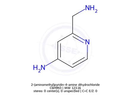 Chemical structure of 2-(AMINOMETHYL)PYRIDIN-4-AMINE