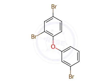 Chemical structure of PBDE 25