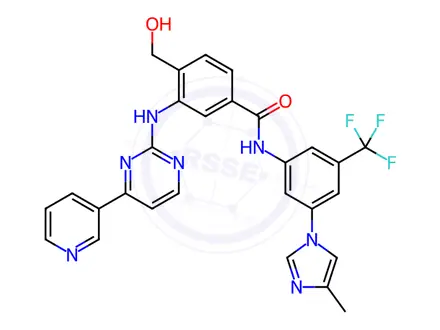 Chemical structure of Nilotinib Impurity 122