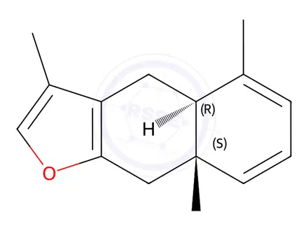 Chemical structure of Furanoeudesma 1,3-diene