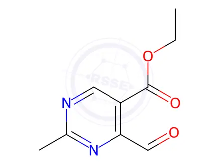 Chemical structure of Ethyl 4-formyl-2-methylpyrimidine-5-carboxylate