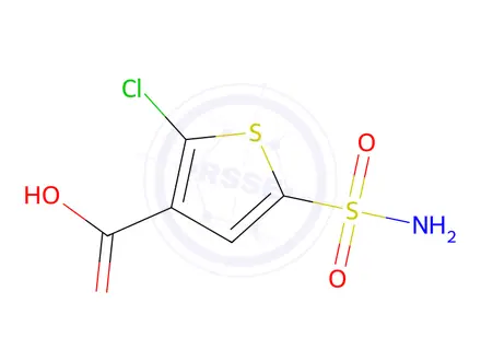 Chemical structure of 2-Chloro-5-sulfamoylthiophene-3-carboxylic acid