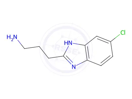 Chemical structure of 3-(5-Chloro-1H-benzimidazol-2-yl)propan-1-amine dihydrochloride